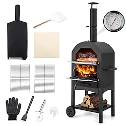 COSTWAY Outdoor Pizza Oven