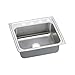 Pacemaker 22" x 19.5" Single Bowl Kitchen Sink Faucet Drillings: 4 Holes