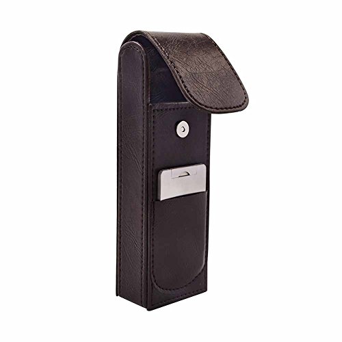 NACHEN La Caja De Cuero De La PU Cigarro Cubre La