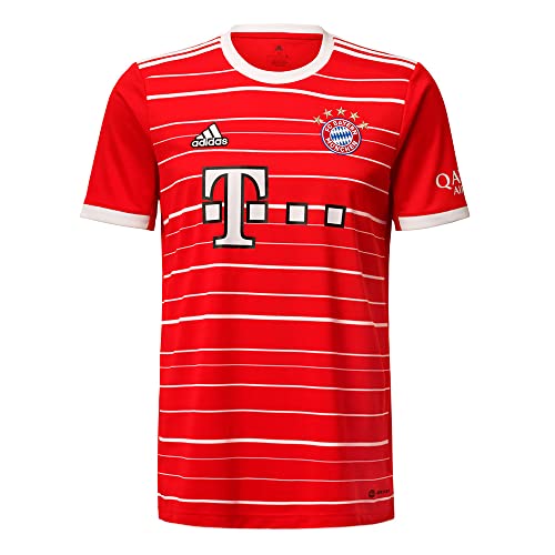 adidas Men's Soccer FC Bayern Home Jersey (as1, Alpha, x_l, Regular, Regular, X-Large) Red