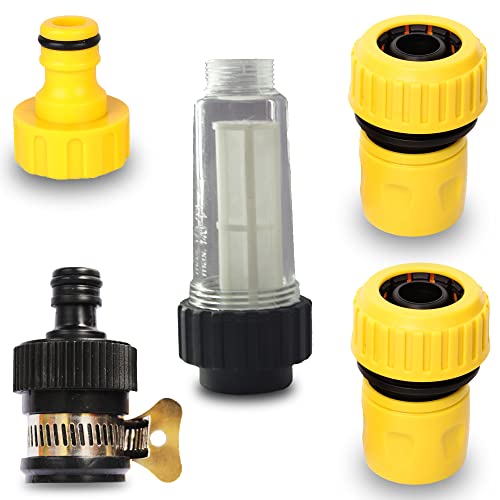 Image of VMTC Water Filter Kit 3 /4 inch for High-Pressure Car Washers: Compatible with Karchre K1-K7, Bosch AQT & Aquatak, Black & Decker, Hubertt, and More