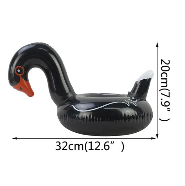 Bargain Wells Black Swan Inflatable Drink Holder – Pool Bath Hot Tub Cup  Float