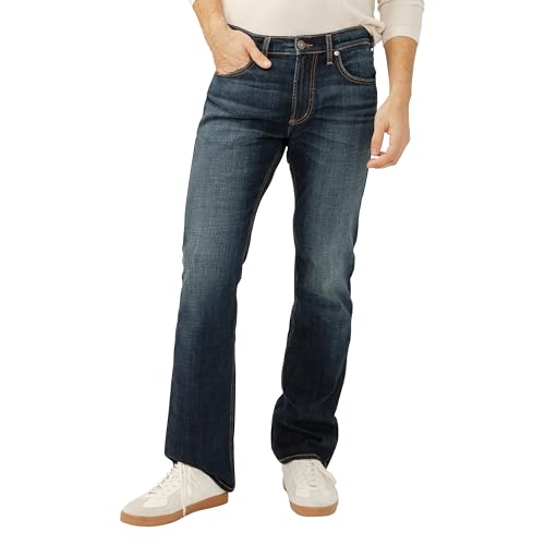 Image of Silver Jeans Co. Mens Jace Slim Fit Bootcut Jeans