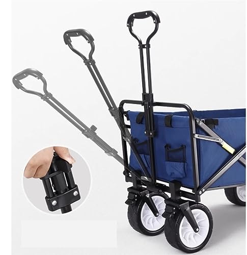 Einkaufstrolley, faltbar, Outdoor-Festivalwagen mit Rädern für Camping, Gartenarbeit und Einkaufen – & vielseitiger Allzweckwagen für einfachen Transport – Bild 4