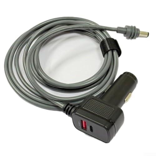 Progettato per veicoli diversi: adatto sia per veicoli a 12 V che a 24 V come auto e camper; il cavo CC esteso consente opzioni di installazione flessibili nel veicolo.