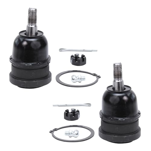 Image of Detroit Axle - Front Lower Control Arms + Outer Tie Rods + Upper Ball Joints Replacement for 2006-2010 Ford Explorer Sport Trac Mercury Mountaineer - 6pc Set