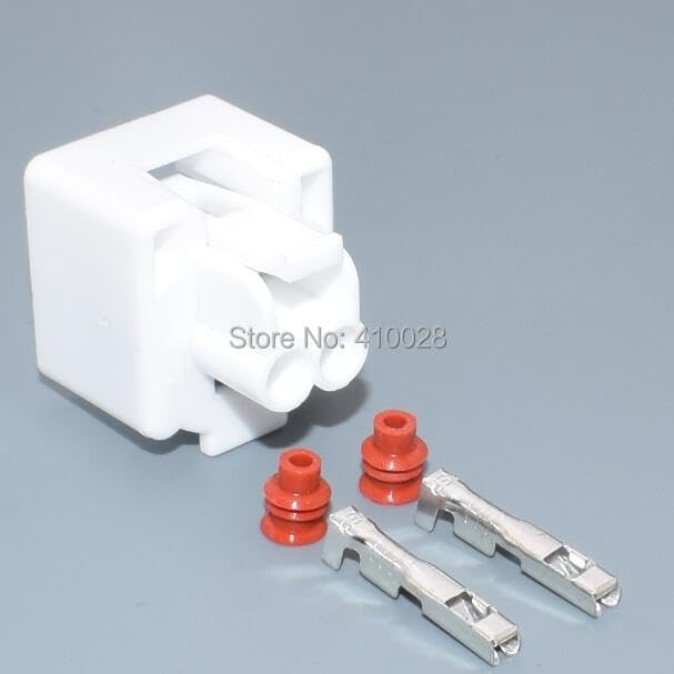 2pin 2.3mm Automotive Electric Plug Waterproof Plastic Wiring Cable Female Connector - (Color Name: 5sets)