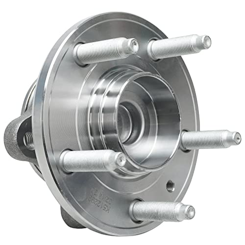 Image of Detroit Axle - FWD Pair Rear Wheel Bearing and Hubs Assembly for Ford Taurus /Taurus X 2008-2009, Five Hundred /Freestyle 2005-2007, Mercury Sable 08-09 Montego 05-07, 5 Lugs, Set of 2