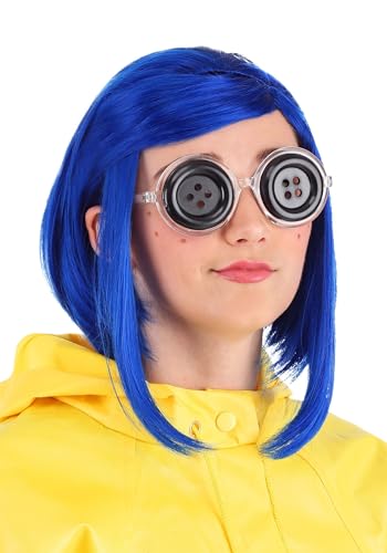 Fun Costumes Coraline Button Eyes Glasses Standard