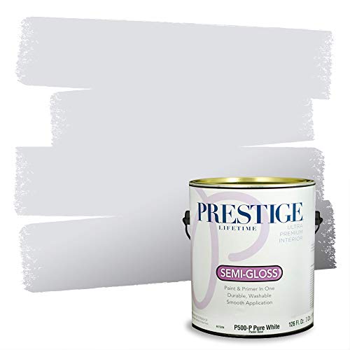 PRESTIGE Interior Paint and Primer in One, Heather Gray, Semi-Gloss, 1 Gallon