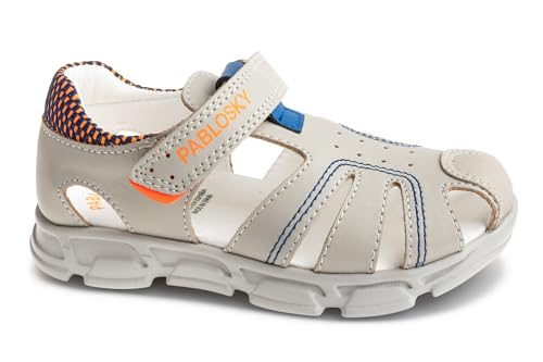 Sandale Pablosky James 517430 chaussure d'été en cuir pour enfant