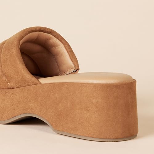Sandale plateforme à enfiler femme chaussure été confortable