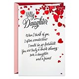 Hallmark Valentines Day Card for Daughter (Daughter and Friend)