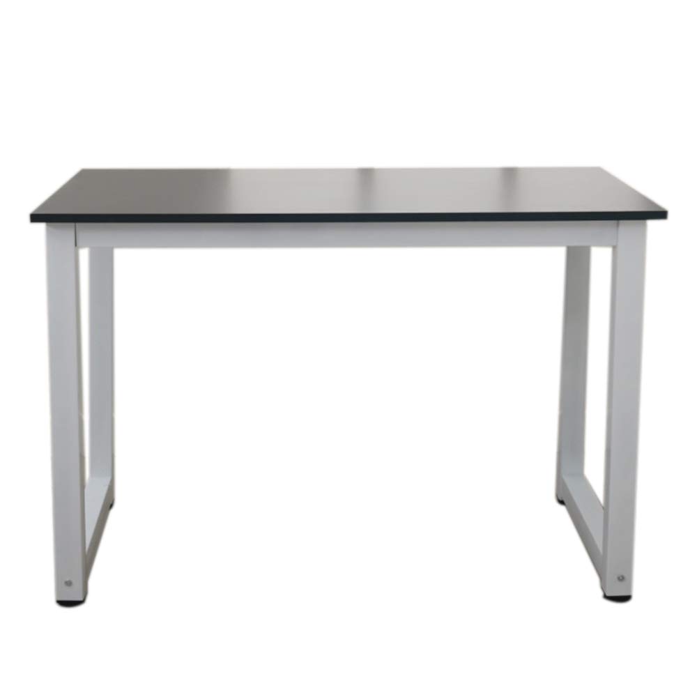 Bureau ordinateur multifonction 110cm en bois noir pour organiser votre télétravail