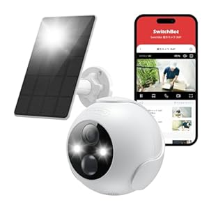 SwitchBot ソーラーパネル付き充電式屋外用防犯カメラ 9,980円送料無料! SwitchBot ソーラーパネル付き充電式屋外用防犯カメラ 9,980円送料無料!