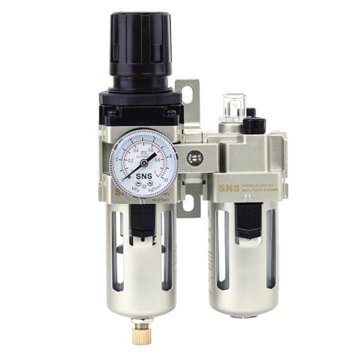 Unité FRL avec vidange semi-automatique et bol polyéthylène 3/8 NPT