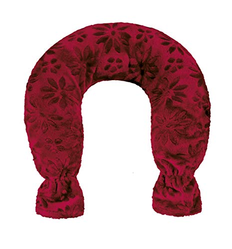 Preisvergleich Produktbild Nackenwärmflasche Velourbezug Brombeere