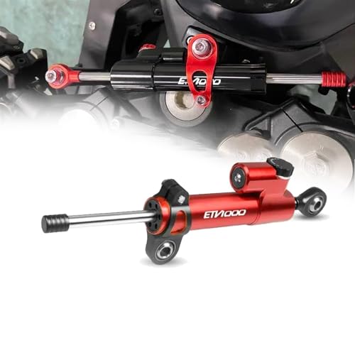 Amortisseur direction Aprilia ETV1000 stabilisateur moto CNC avec support 2002-2008