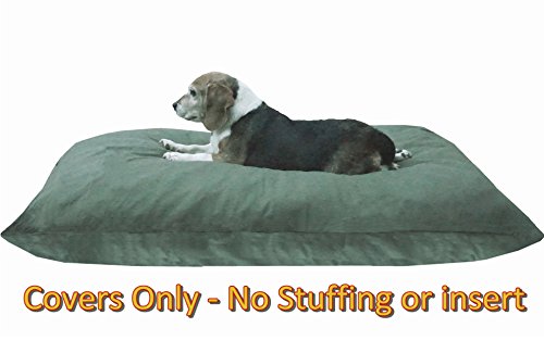 Dogbed4Less 48X29JC+IC-FLAT Do It Yourself Diy Pet Bed Pillow Duvet Canvas Cover + Waterproof Internal Case For Dog/Cat At Large 48 Inchx29 Inch Olive Green Color thumb #6