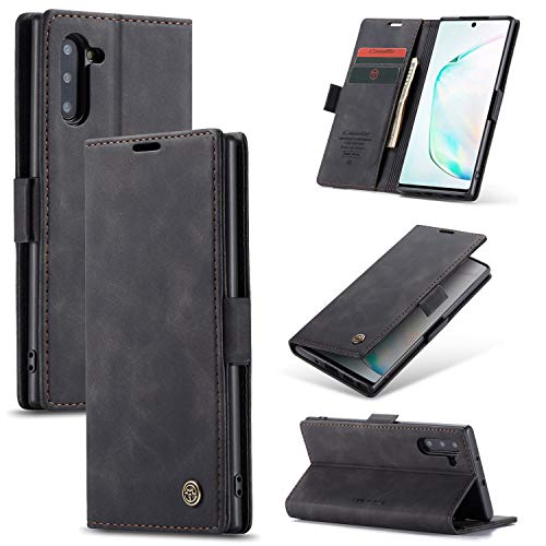 Phernykas Coque pour Samsung Galaxy Note 10 (Pas Compatible S10) Portefeuille Étui, Housse Flip en Cuir PU Protection Pochette Wallet Case, [Magnétique]...