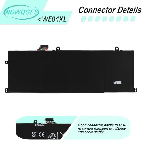 Image of WE04XL N39857-005 68Wh Battery for HP Envy /Spectre /Pavilion Plus | Replacement for Envy X360 16-AC /16-AD 2-in-1 Spectre X360 14-EU Pavilion Plus 16-AB 14-EW 14-ey 16t-ab 14-ey Series
