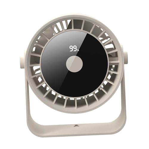 Kuntesetty Ventilador Portátil de Escritorio Y Pared, Uso para Enfriamiento, Blanco, Individual