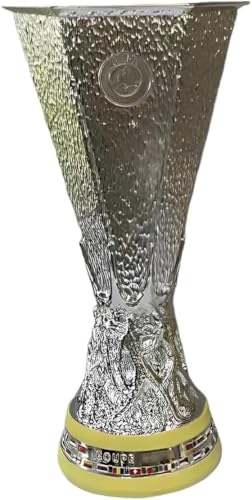 Football Champions Trophies Europa Soccer League Championship Trophy Replica Electroplating Silver European Football Champions Trophies(12.59 Inches)