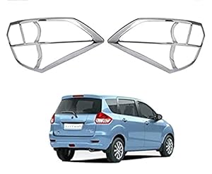 CAR MALL Tail light/tail lamp/back light Frome Chrome cover Suitable With maruti Ertiga model year 2015 to 2017 set of 2pc