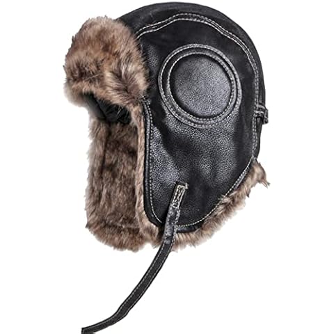 Gorro Ruso de Cuero con Orejeras Cover