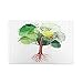KIMDFACE Rompecabezas Puzzle 1000 Piezas,Salpicaduras de Estilo de Acuarelas de árbol como Grandes Gotas de Lluvia símbolo de Vida orgánica，Educa Inteligencia Jigsaw Puzzles para Niños Adultos