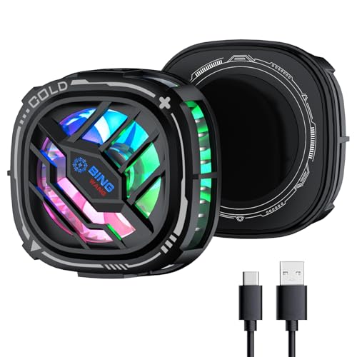 Image of MOBILIFE Mobile Cooler, 15W Magnetic Cooling Fan for Gaming Phones, Instant Cooling with Semiconductor Technology for iPhone & Android