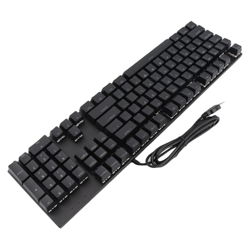Clavier mécanique ergonomique 104 touches pour dactylo et joueur exigeant