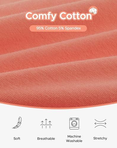 INNERSY Teen Girls Underwear Cotton Stretch Briefs Comfy Mid Rise Panties 6 Pack4