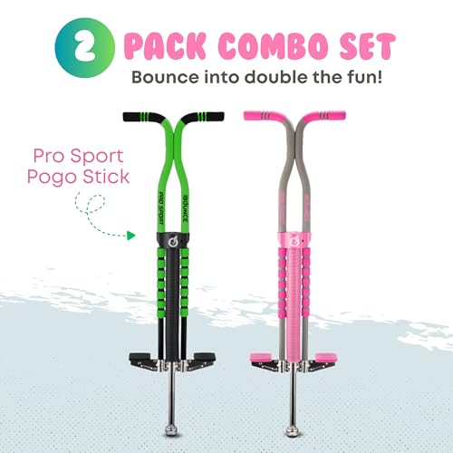 image for New Bounce Pogo Stick for Kids – Pro Sport Pogo Sticks with Foam Gri