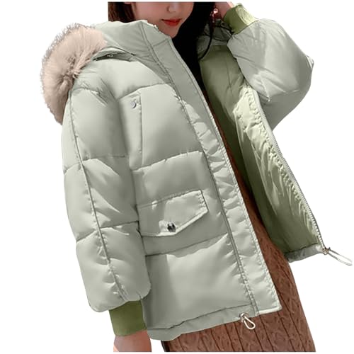 Manteau d'hiver épais thermique NZYIHAO veste de transition unie