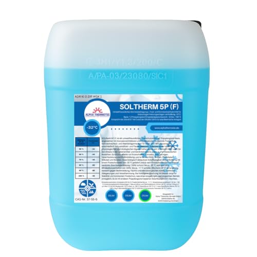 Solarflüssigkeit 25 l blau Gemisch bis -32° C Frostschutz, Solarfluid, Solarliquid, Wärmeträgermedium