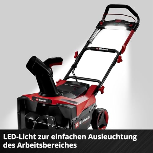 Einhell Professional Akku-Schneefräse GP-ST 36/53 Li E BL-Solo Power X-Change (36 V, Brushless, 53 cm Arbeitsbreite, max. 33 cm Schneehöhe, inkl. Reinigungsspatel, ohne Akku)