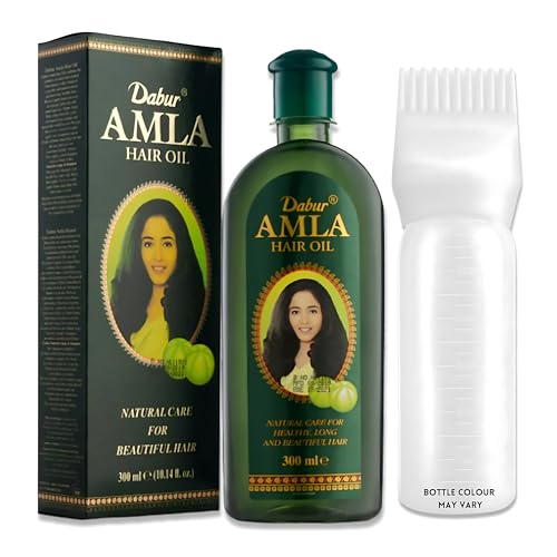 Amla Hair Oil Bundle Growth Oil 300ml & Mahn K Collection Oil Applicator Bottle | Indian Remedy for Hair Growth & Scalp Care | Hair Oils for Hair Growth & Nourishment