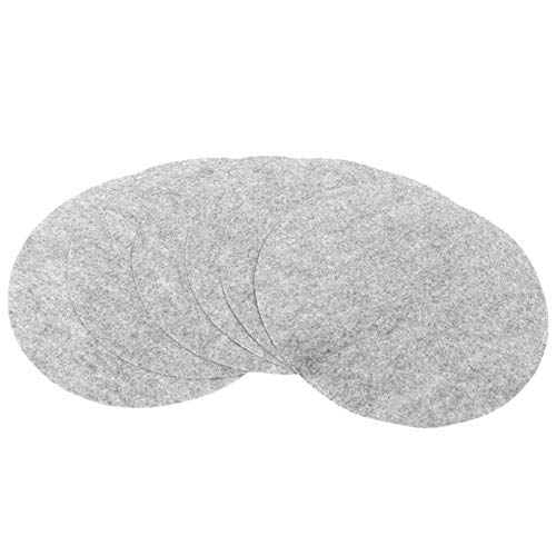 Ailgely Plate Dividers, Pan Separator Pads, Scratch Protectors for Dish Stacking, Protection with Soft Felt, Gray, Different Sizes, EcoFriendly (24PCS)