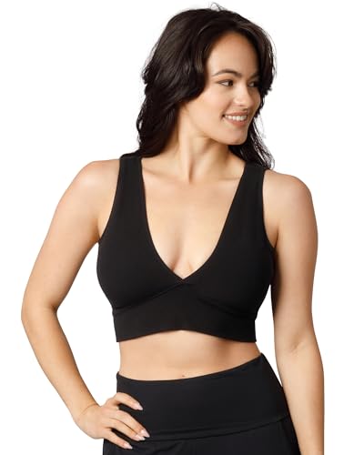 Kindred Bravely Sublime Nursing & Maternity Plunge Bra Crop Top for Breastfeeding