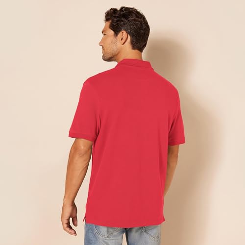 Image of Amazon Essentials Men's Slim-Fit Short-Sleeve Cotton Pique Polo Shirt