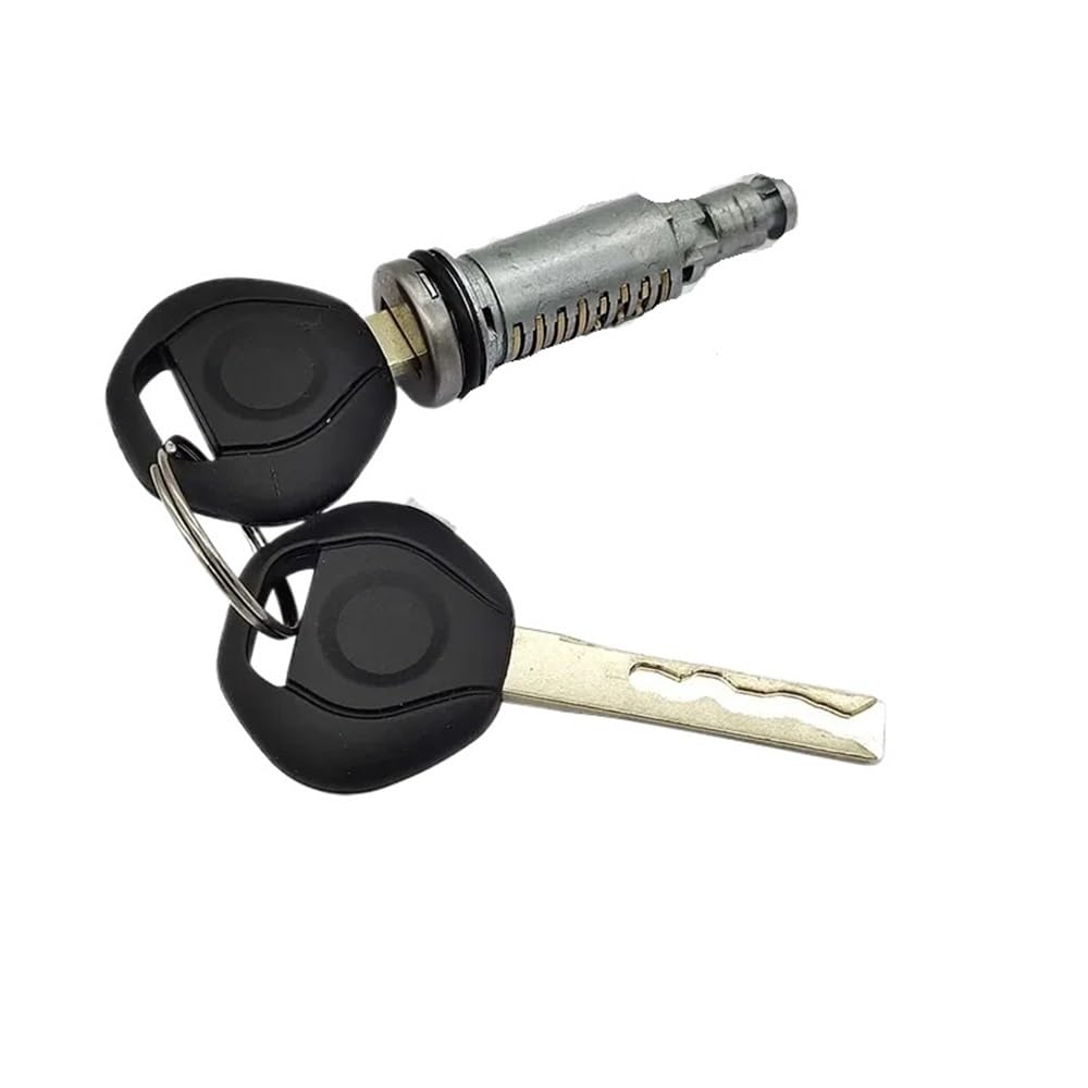 Hzsmyxgs One Color Car Door Lock Compatible With E46 3 Series 2001-2006 Door Lock Cylinder With 2 Keys 51217019975 51217019976