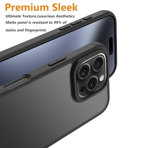 Image of iPhone 16 pro Case,Translucent Matte(Black)