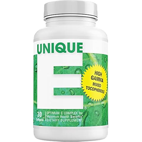UNIQUE E A.C. Grace Company, Mixed Tocopherols Concentrate Softgels, 30 Count Cover
