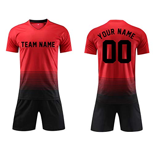 Custom Personalized Your Soccer Jerseys & Shorts,Custom Any Name Number Team Sports Training
