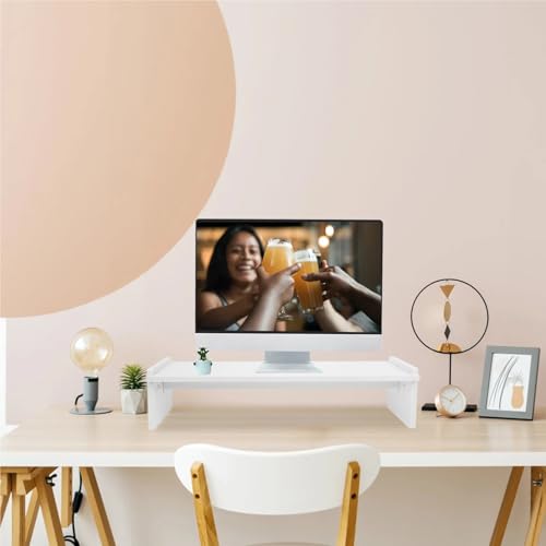 Support pour ordinateur portable en bois avec rangement surélevé - 3