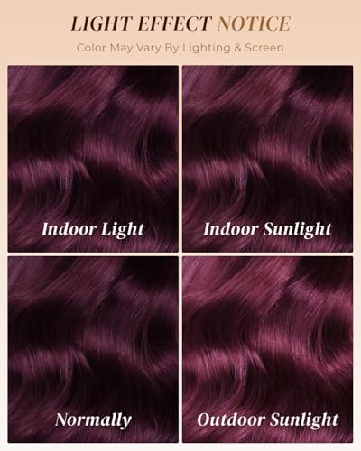 Image of Arabella 6x5 Burgundy Glueless Human Hair Wig Burgundy Pre Plucked Pre Cut 210% Density 12A Bleached Knots Density Drawstring Straight For HD Transparent Lace Wig 20 Inch