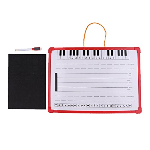 Tableau de notation musicale effaçable à sec pour mémoriser le solfège facilement