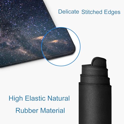 SANWUMIAN Large Gaming Mouse Pad with Stitched Edges