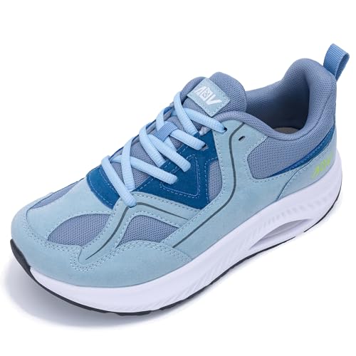 IIV Wide Toe Box Shoes for Women | Arch Support Walking Tennis Sneakers | Orthotic Leather Shoes for...